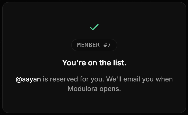 aaayandev's tweet photo. @jalcowastaken @ModuloraDev first time ever got my actual name as a handle lmao, looking forward to this!!!! https://t.co/od1GZxvC9Q