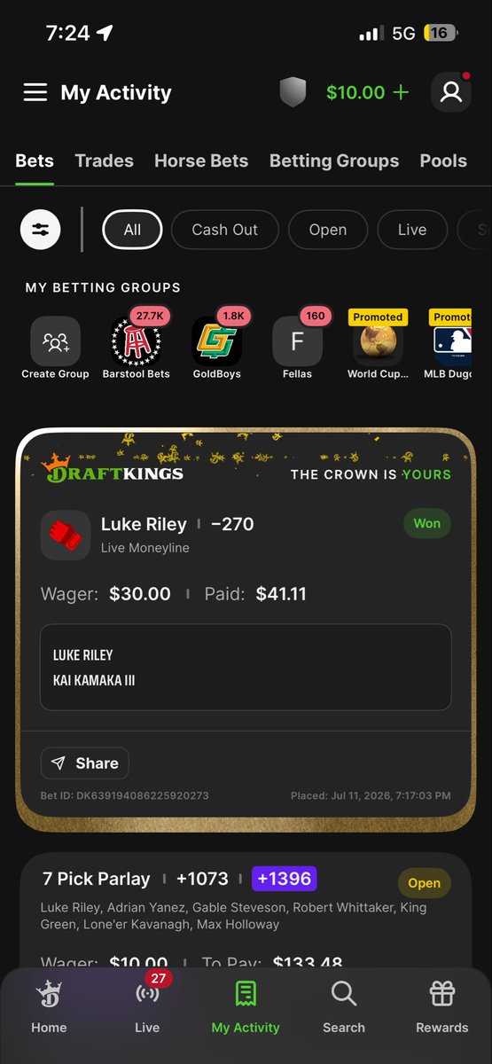 Genetherapymf's tweet photo. First win of the night everything gonna be on the fly hope the notifications are ON https://t.co/veCX7dYRyb