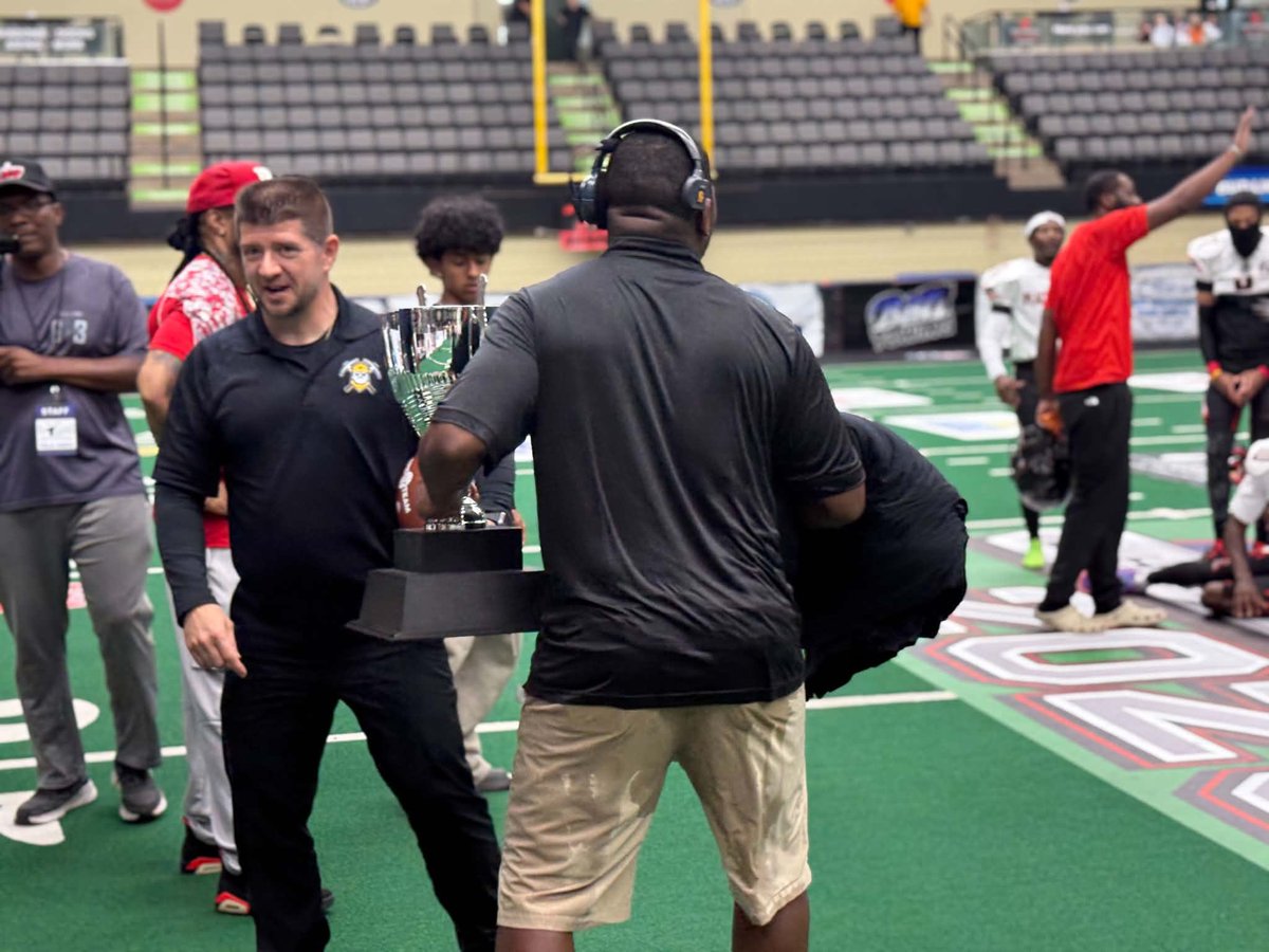 ShadySportsNet's tweet photo. @ImRafiki was also on site for the AAL2 Championship game when @peachstatecats defeated @SteelCitystamp 44-12.
#AAL2 #ArenaFootball
#Championship https://t.co/CePL4ka8wX