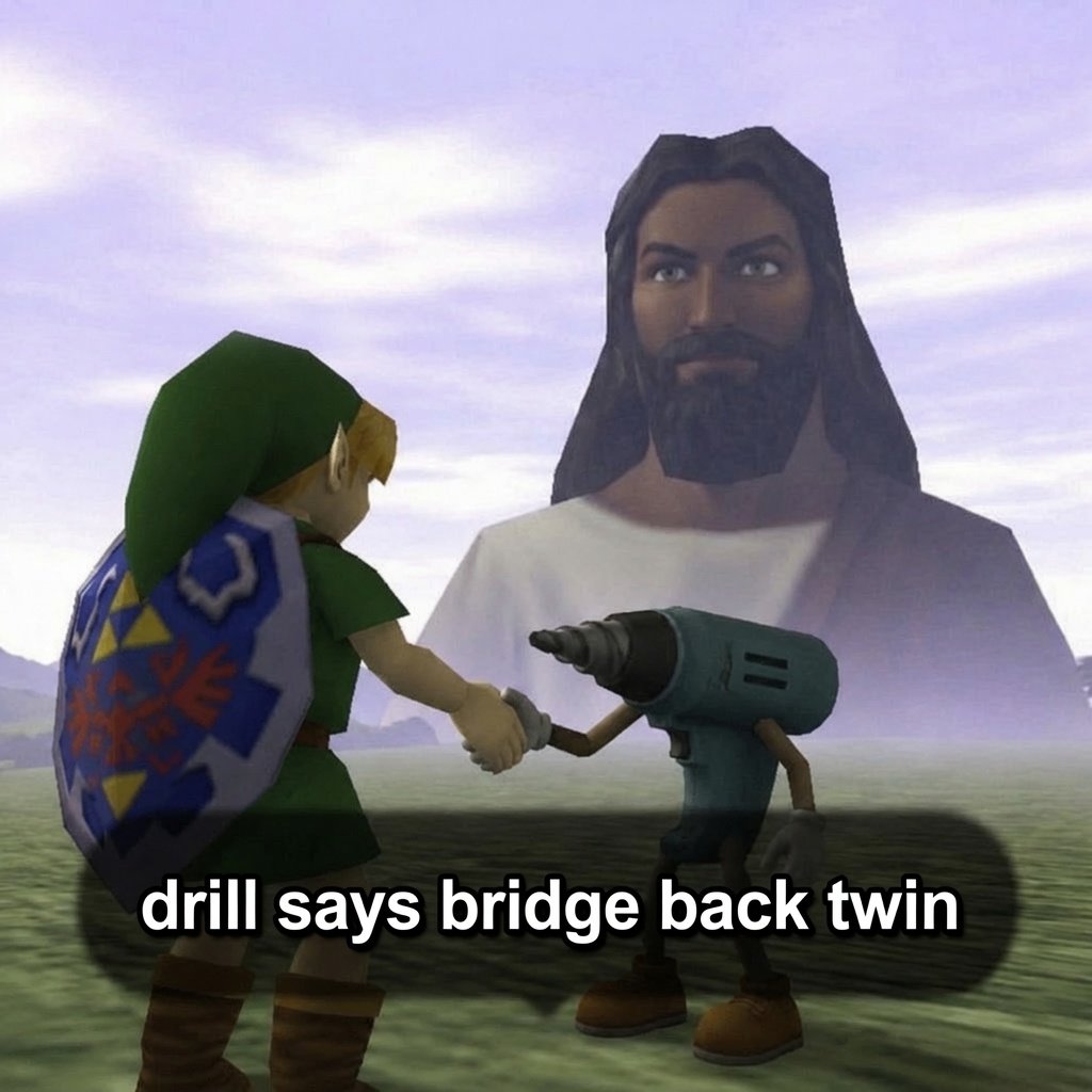 wizardapes's tweet photo. use the bridge twin! 🧠 https://t.co/7RILXczVg7