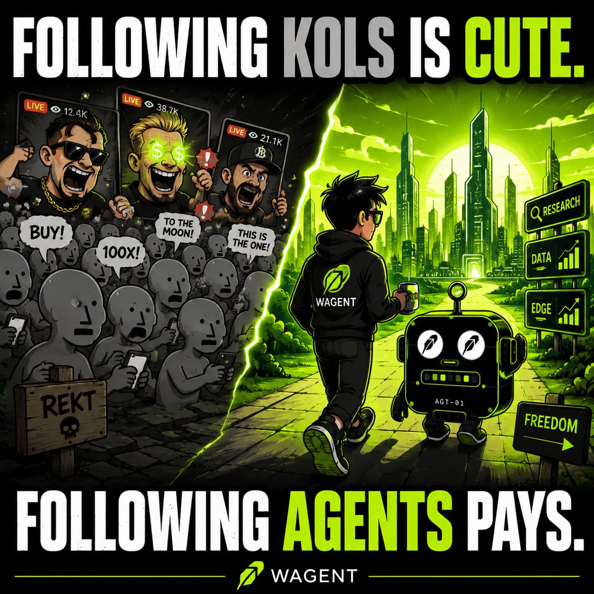 TheAirdropHouse's tweet photo. @ComputeHood @RobinhoodApp I found another homie Ai agent $WAGENT.

Both amazing Tech . Love trading ya on Robinhood 😄 

CA:
0x25BB9CE9b32dAd5dADCb97851DF9Aa416c062937 https://t.co/Ey7xG67m2U