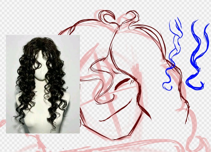 Vick0_09's tweet photo. I don't even know how to draw anymore, do the curls even look right? #johndoegame #wip https://t.co/AkpzUgPX0q