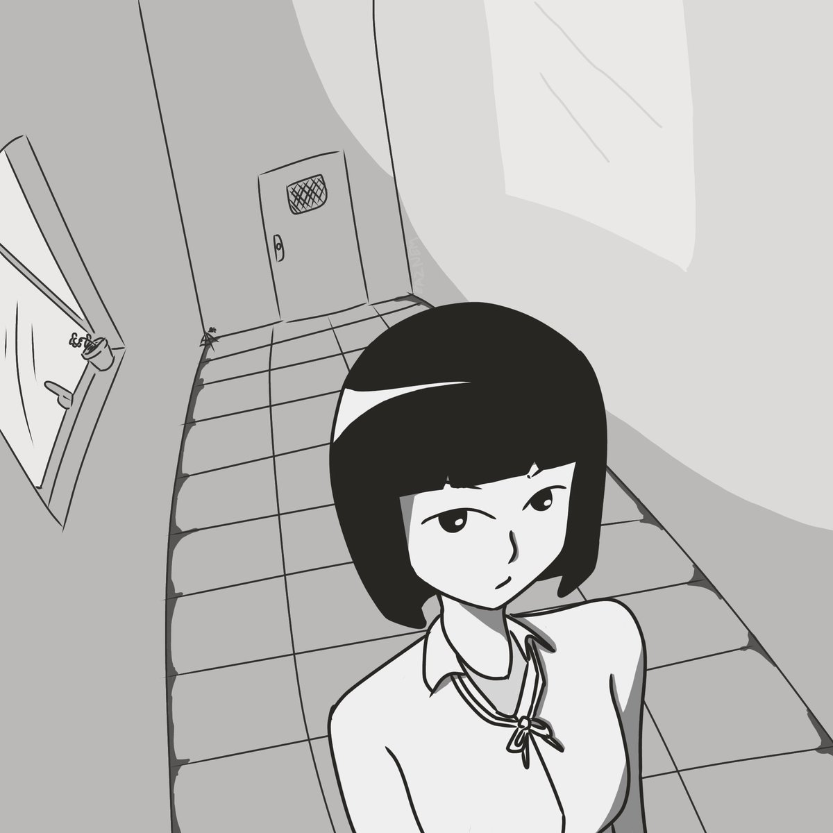 Eaznem's tweet photo. Very non–suspicious corridor

#artwt #artmoots #digitalart https://t.co/UrGOLoVmee