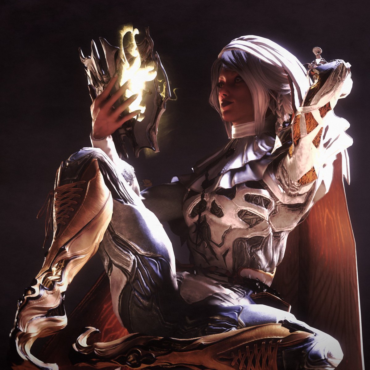 EveCaptura's tweet photo. Whatever could she be reading?
#warframe https://t.co/sfbWsGuwZk