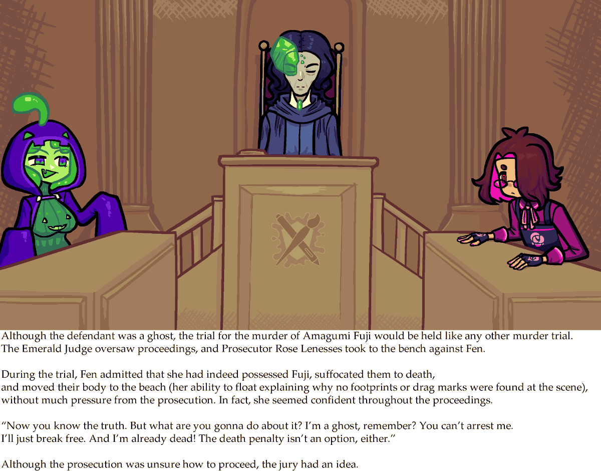 PurpIeNamako's tweet photo. Attack #22, featuring @darkcoolyo's The Emerald Judge, ButNobodyCame627's Rose Lenesses, and my Fen! https://t.co/bPqnWUTUF1