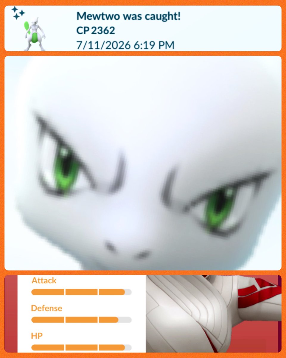 KamikeoPoGo's tweet photo. ✨#ShinyMEWTWO✨
#GoFestGlobal
✨🍀#MegaMewtwoY #RemoteRaid are much kinder to us than X!🍀✨
... 👊🏾🐻 GRIND!
#ShinyPokemon #MEWTWO #MegaMewtwoY #ShinyGameIsStrong #OnlyMatterOfTime #ShinyHunter #PokemonGo https://t.co/rFk1XtS8hK