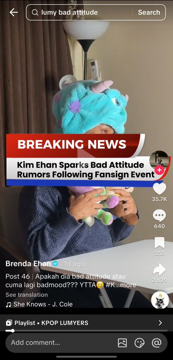 jangzyyg's tweet photo. ATTENTION!

I ask all DIVE and NYEONGRANDAN to report this Indonesian influencer's content to TikTok and email Starship. Their large account misleads opinions, spreading hate and badmouthing Wonyoung. https://t.co/DedgkXiIFQ