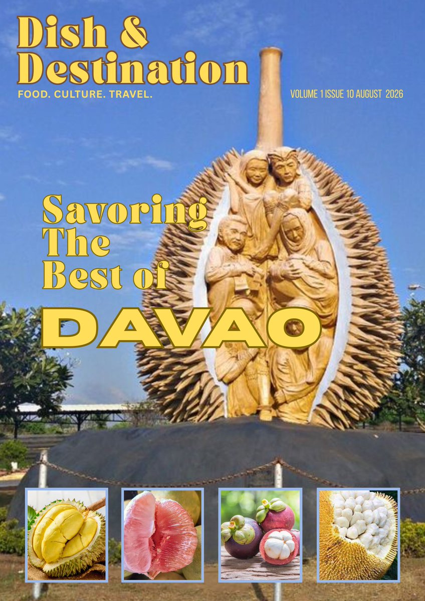 mmbizhub's tweet photo. DISH &amp; DESTINATION - Vol. 1 Issue 10 August 2026
Savoring the Best of Davao

Journey to the vibrant city of Davao in the August 2026 issue of Dish &amp; Destination. 
​Visit our online store for more digital magazine and ebook
https://t.co/2XsJgiCZxt https://t.co/RcOjma75PS