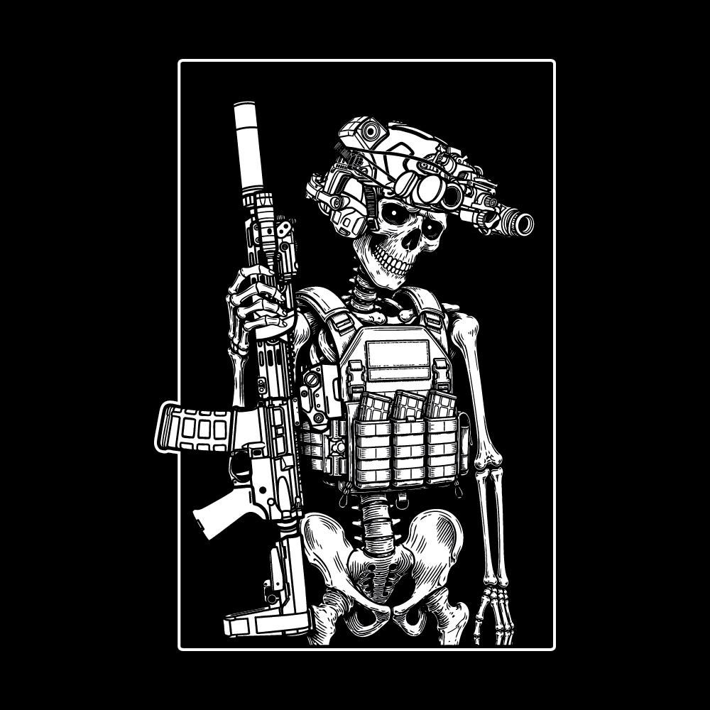 tacticoolart's tweet photo. Master the art of tactical resilience. This skeletal warrior stands ready, embodying the spirit of endurance and strength in chaos. Gear up for the fight.

#Tacticool #TacticalArt #WarriorSpirit https://t.co/xVuuhWuX8J