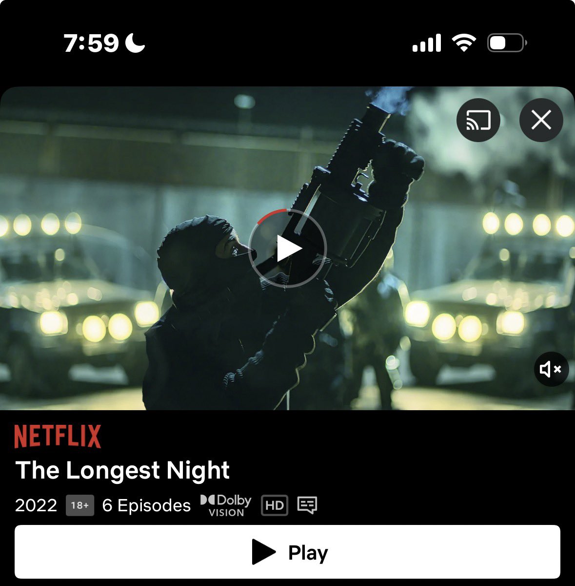 fwdaniels's tweet photo. 6 episodes of thrills. once to start you can’t stop until you finish. https://t.co/EZTl2CPVga
