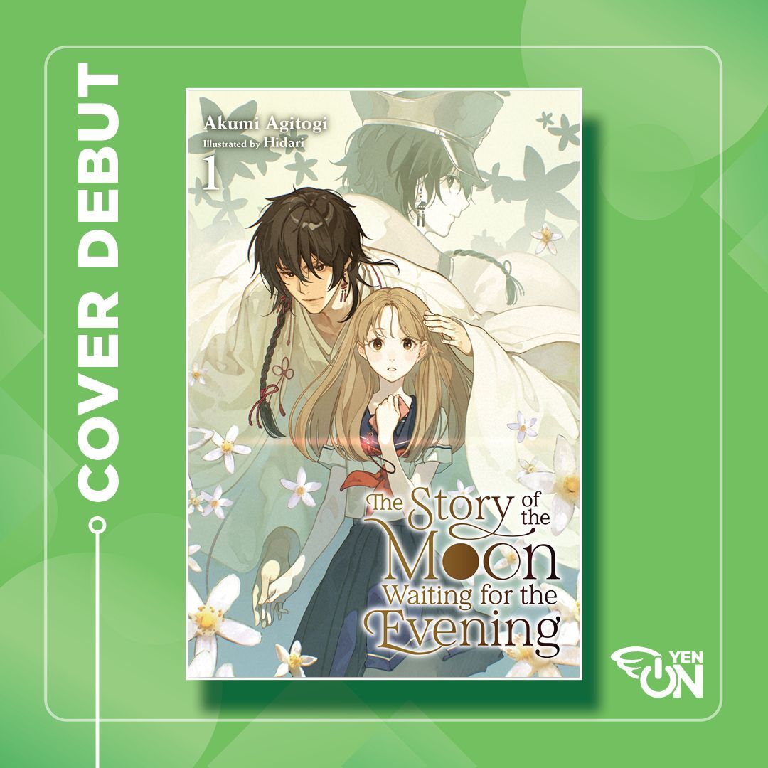 yenpress's tweet photo. Cover Debut!

📗 The Story of the Moon Waiting for the Evening, Vol. 1 (light novel)

High schooler Yohana Sakaki lives in a town full of ghosts, spirits, and other ethereal beings, where the eminent Yashiro family is tasked with keeping these beings in check. Yohana has distant ties to the family, but she lacks any abilities and has resigned herself to an ordinary life. When she falls into a pond at the Yashiro estate, she seems to catch the eye of a high-ranking member of the Yashiro hierarchy—only to be ignored in favor of another girl, who strangely had the same accident. Having apparently lost her golden opportunity, Yohana is instead aided by a mysterious young boy named Chitose, who has little status but quite a few secrets. And when she begins spending time with him and assisting in his spiritual work, she learns that her destiny may have changed more than she realized—but whether for good or ill, no one can yet say. 

https://t.co/F1WChDszXJ