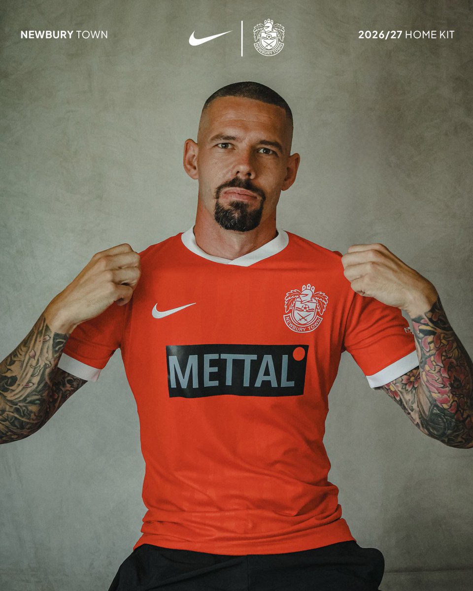 Newbury_Town's tweet photo. Introducing our new home kit for the 2026/27 season. 🔥

#UpTheTown ❤️🤍 https://t.co/lfuktBe0QT