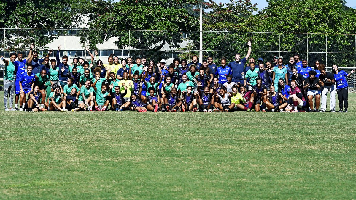 FluminenseFCFem's tweet photo. Mais um jogo-treino de preparação para a segunda metade da temporada! ✅

📸: Mailson Santana/FFC https://t.co/uLA6DdT2FQ