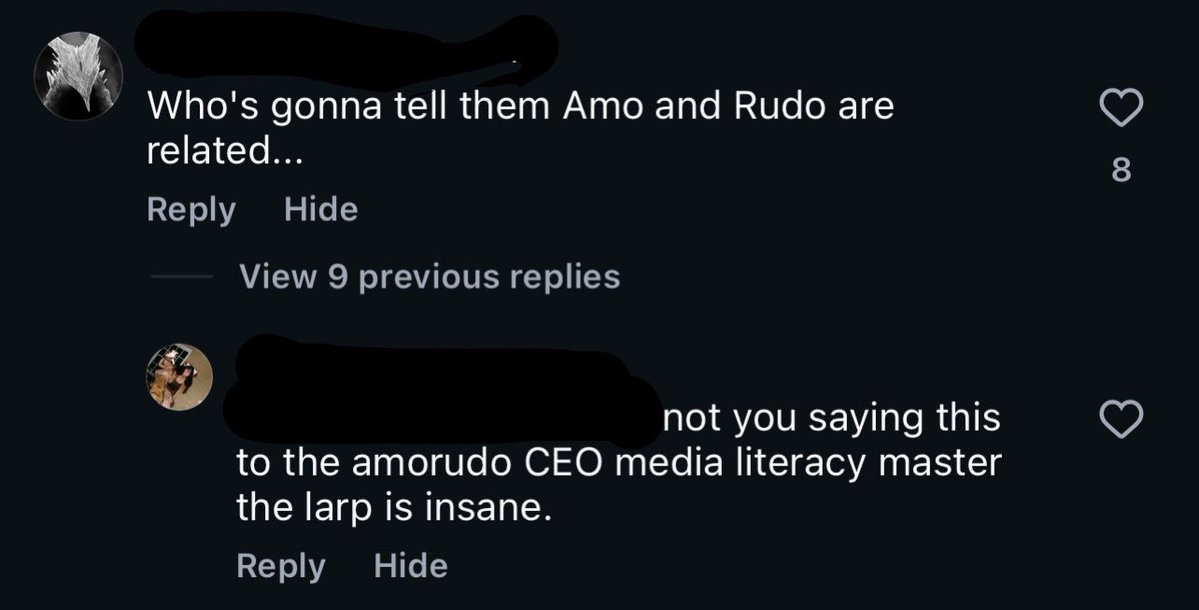 amouvve's tweet photo. funniest exchange in my insta comments https://t.co/UVqq0kszpk