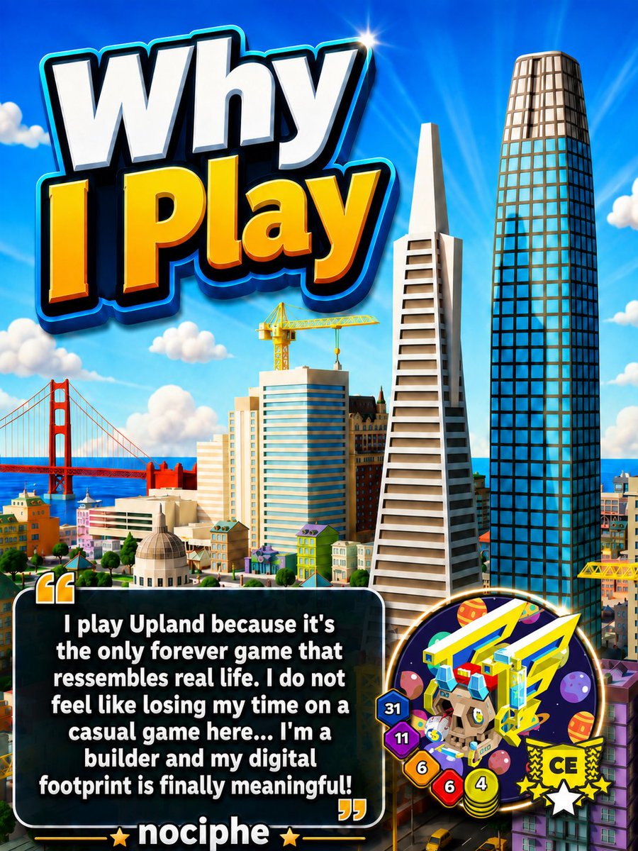 UplandMe's tweet photo. We love hearing from our community. This is why nociphe plays Upland, the forever game!

It's good to see that our players agree that Upland truly is a forever game, your actions matter across time and have impact for years to come! https://t.co/Co8kOtB81Q
