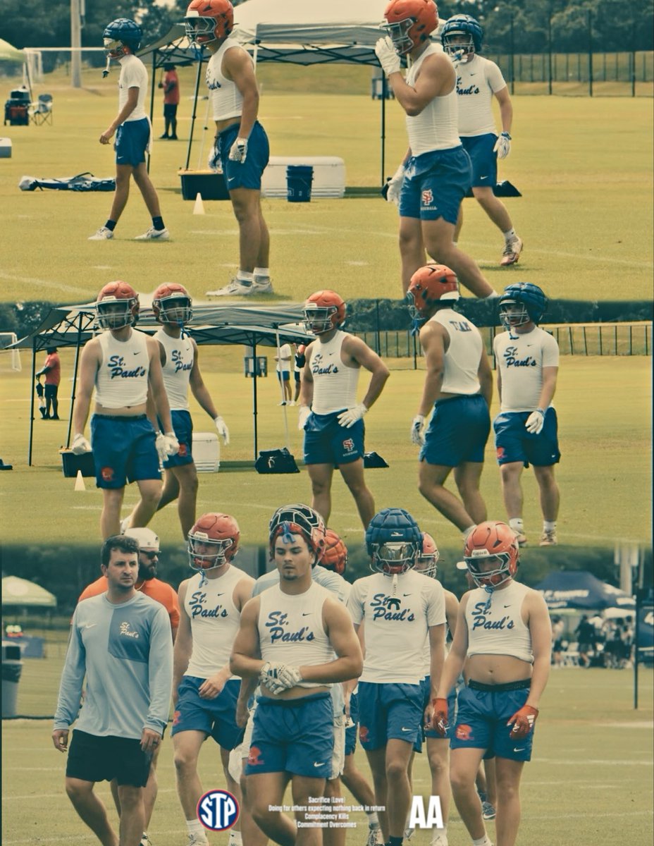 STPFBMedia's tweet photo. Foley 7 on 7 📸 
Thanks for having us @FoleyLionsFB https://t.co/0EL8vDFpxP