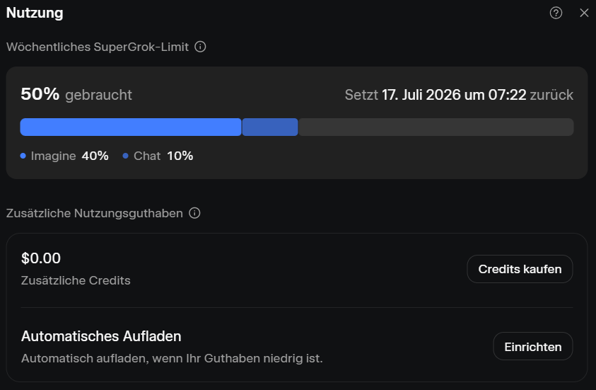 OlivioSarikas's tweet photo. Grok has again MASSIVLY CUT the usage Limit. It's NOT WORTH it anymore at this point.

And of course they also added buying more Credits 🤮 https://t.co/p3EmEI6BCw
