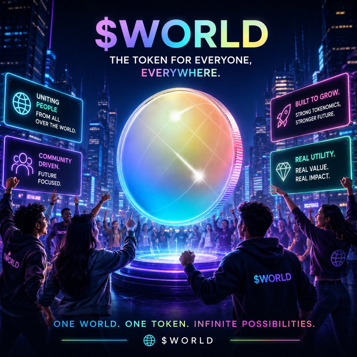 RAVENX4411's tweet photo. The strongest narratives don't need to shout—they just keep building.

I'm stacking more $WORLD while others are still watching from the sidelines. 🌍🚀

Conviction pays.

62yzpmKJB6XiVtZcQZhUkUXhqwN3UgCbffUi4JM9pump https://t.co/wM8RrosZfo
