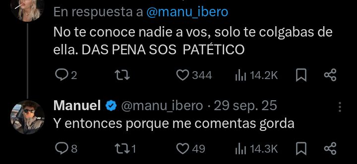 BotdeSol's tweet photo. La verdad siempre sale a la luz🫢
MANU AL 9009 #GranHermano #Antipatria #antiMessi #Racista #violento https://t.co/WBHJCbIO6s