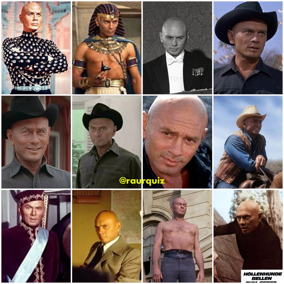 raurquiz's tweet photo. #remembering #YulBrynner #actor #TheKingandI #TheTenCommandments #Anastasia #TheMagnificentSeven #ReturnoftheSeven #Westworld #Futureworld #TheLightattheEdgeoftheWorld #RomanceofaHorsethief #Catlow #Fuzz #AnnaandtheKing #NightFlightfromMoscow #TheUltimateWarrior #DeathRage https://t.co/P6bHySYG5y