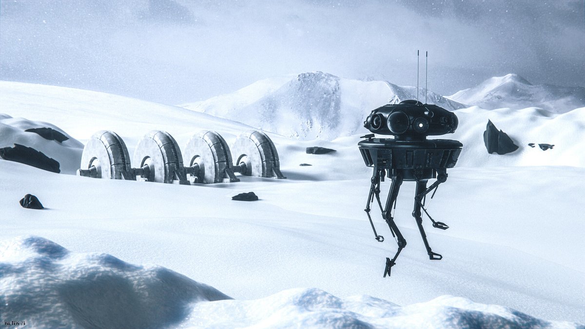 TheRescuers1977's tweet photo. Looks like the Imperial probe droid on Hoth in Empire Strikes back… just saying.

Are we here? https://t.co/7Sx8nuAppN
