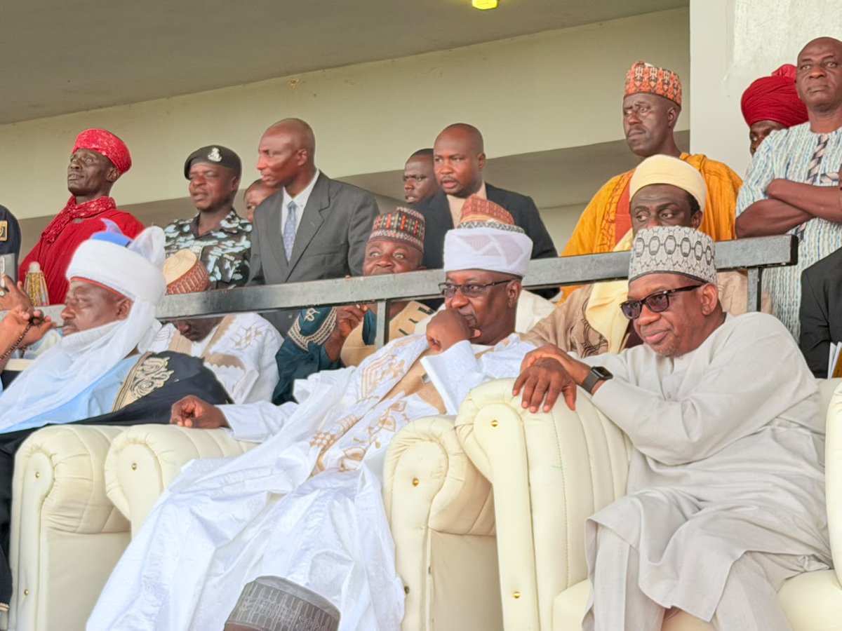 brosschawai's tweet photo. The Governor of Kaduna State, Senator Uba Sani, is serving as the Special Guest of Honour at the Renewed Hope West African Horse Racing Derby 2026, currently taking place at Murtala Square, Kaduna https://t.co/V76yfp5cqW