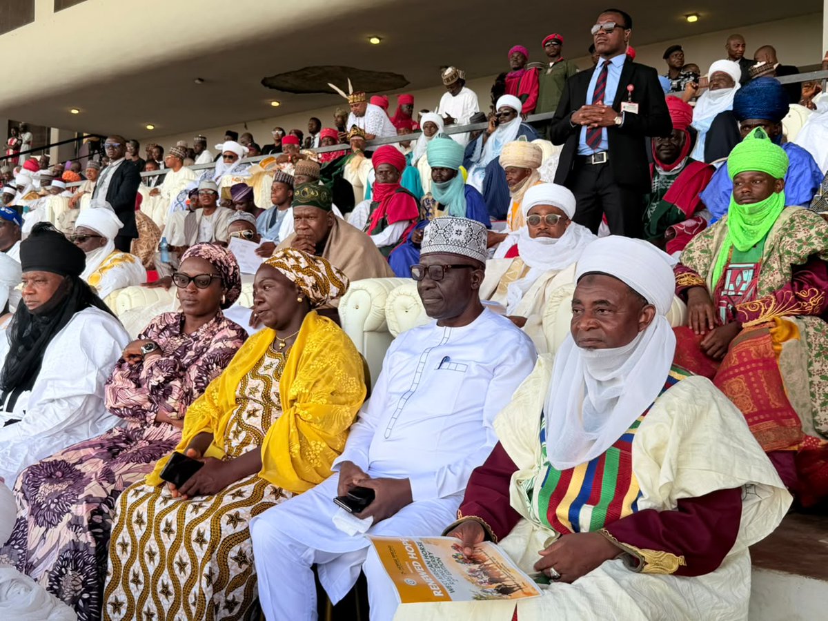 brosschawai's tweet photo. The Governor of Kaduna State, Senator Uba Sani, is serving as the Special Guest of Honour at the Renewed Hope West African Horse Racing Derby 2026, currently taking place at Murtala Square, Kaduna https://t.co/V76yfp5cqW