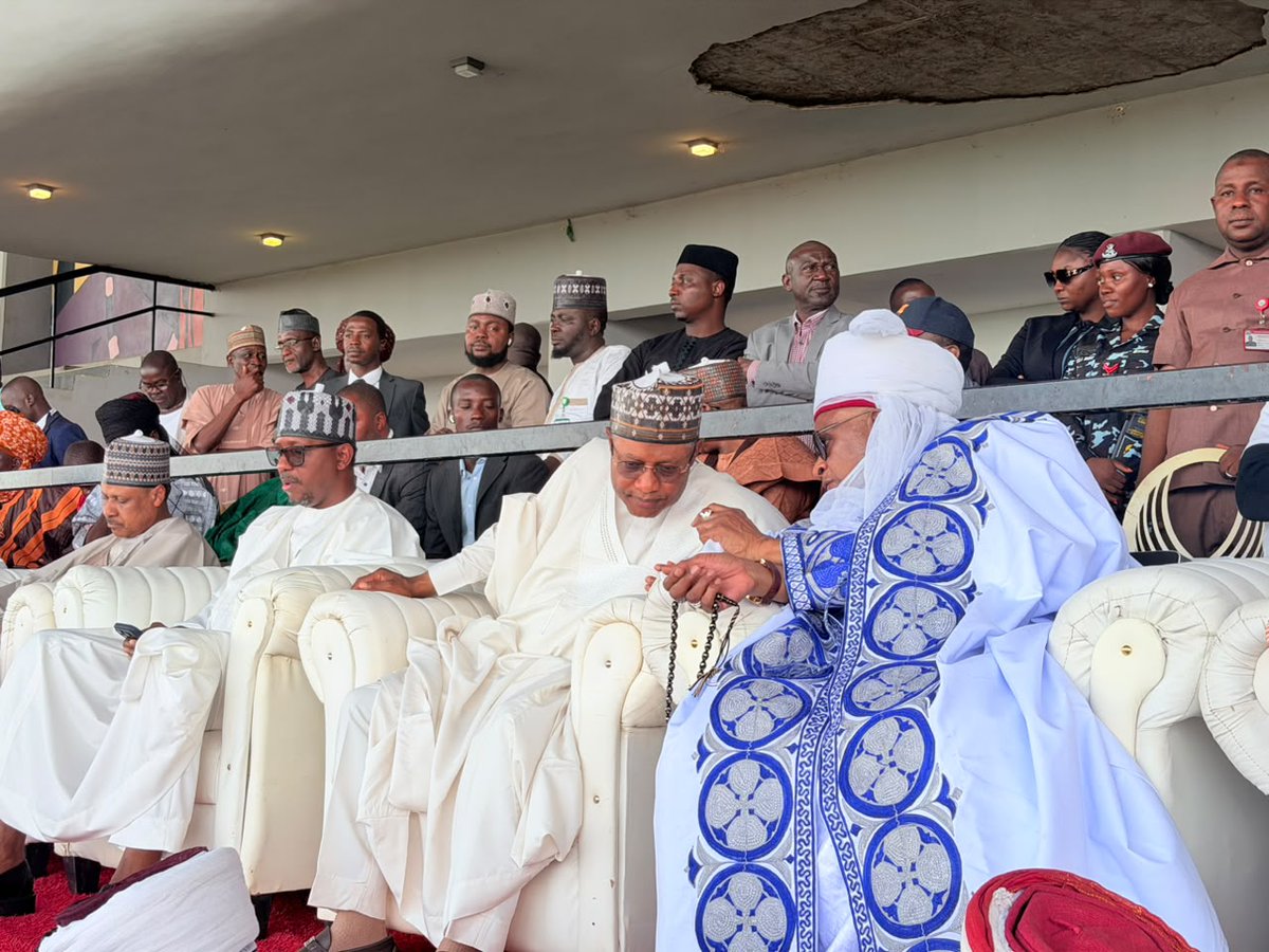 brosschawai's tweet photo. The Governor of Kaduna State, Senator Uba Sani, is serving as the Special Guest of Honour at the Renewed Hope West African Horse Racing Derby 2026, currently taking place at Murtala Square, Kaduna https://t.co/V76yfp5cqW