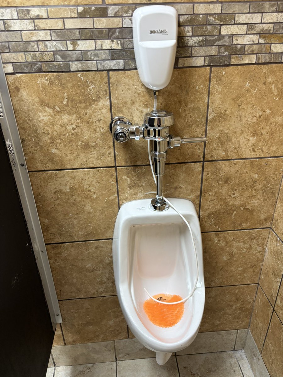JBeurman's tweet photo. Thoughts and prayers. This urinal is hooked up to IV and doesn’t have long to live

#urinaltweets https://t.co/kWumetABuL