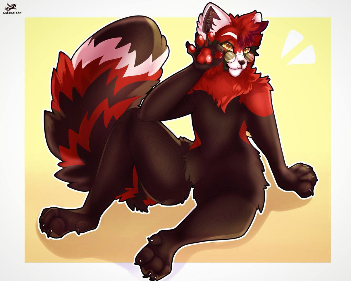gae4katyan's tweet photo. He's sitting and adjusting his glasses 👓❤️ #фурри #арт #furry #commissionㅤ #trend #animal #заказ https://t.co/x3qeL9zk7Q