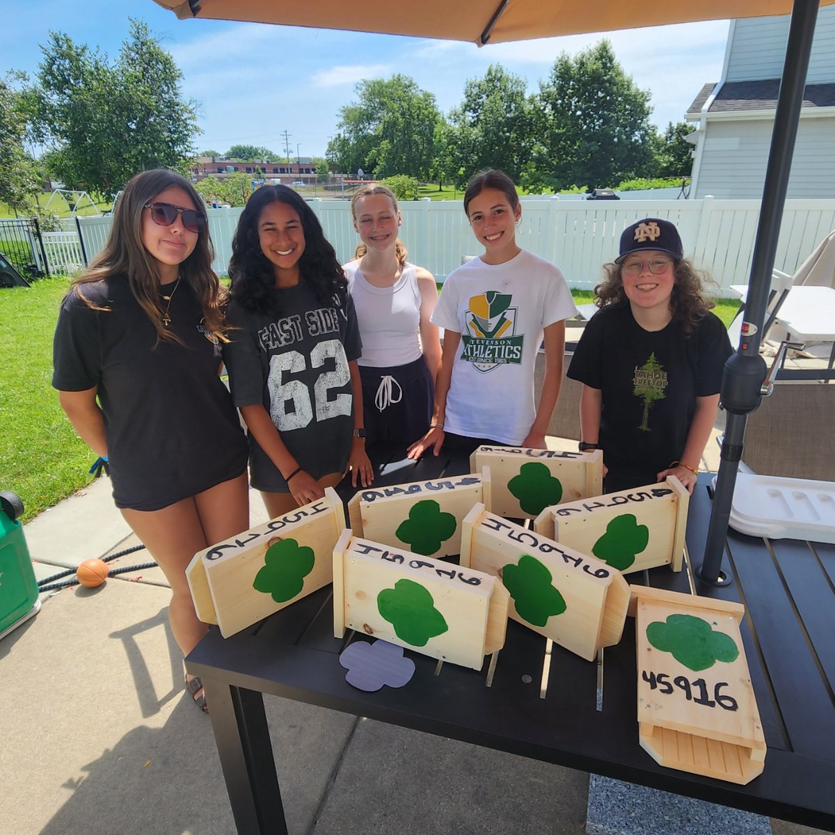 VolunteerVibe's tweet photo. July 10th, proud to work with my Girl Scout troop to build bat boxes for our Park District! This will provide safe habitats for bats, support local ecosystems, and help promote biodiversity. It was a fun and meaningful project that combined teamwork and environmental stewardship. https://t.co/XWmA89pMIu