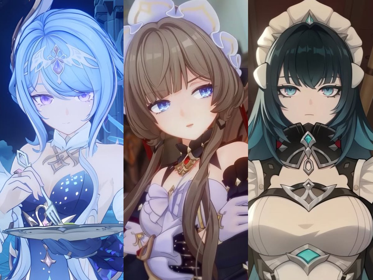 GenshinUniverse's tweet photo. Sandrone's team doesn't have any male characters. 
It's Sandrone + Odette + Danica

Via Little Puppet, TL by MeowTews (STC)

#GenshinImpact https://t.co/hDwP9zBCnM