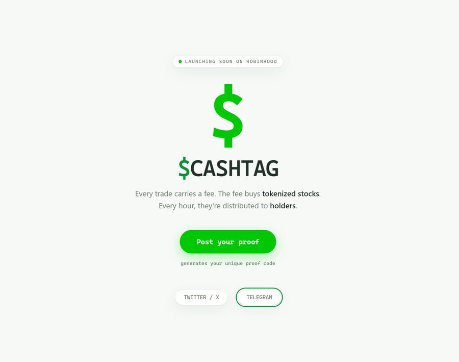 Cashtag tweet media