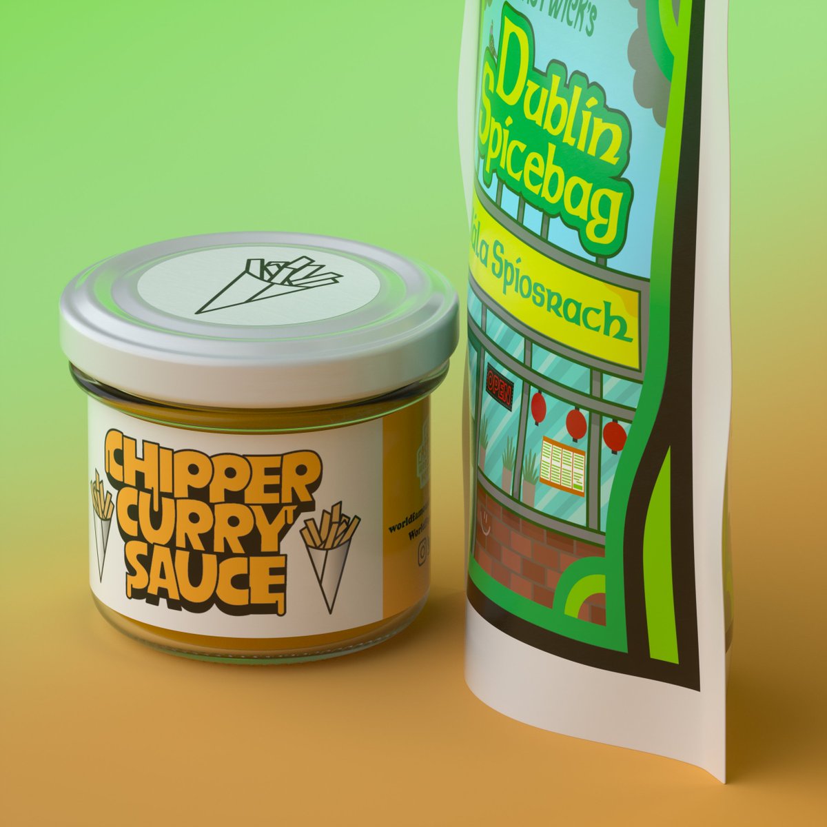 WorldFamousHot1's tweet photo. Fookin Kookin presents:

The Dublin Spicebag Kit!
Everything you need to make Irelands favourite late night snack!
Comes with a jar of our home made chip shop curry sauce!
Five quid!
Only 100 available so get about it!

https://t.co/txRvFE0Stg https://t.co/OIQA5hjPnx