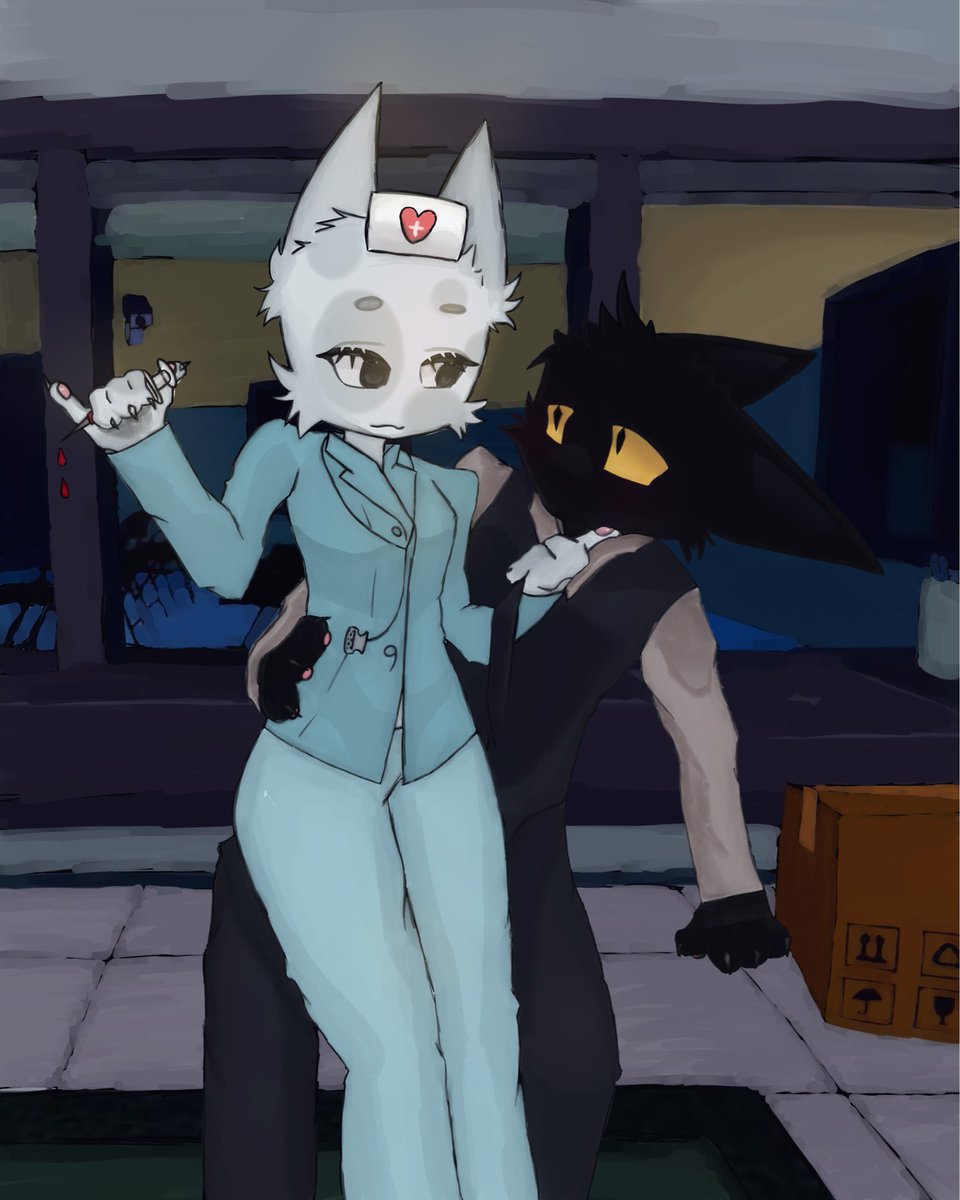 nvxcreep's tweet photo. Headnurse x agent #animalhospital #roblox #secretagent #headnurse #digitalart https://t.co/7xvQgjhgIj