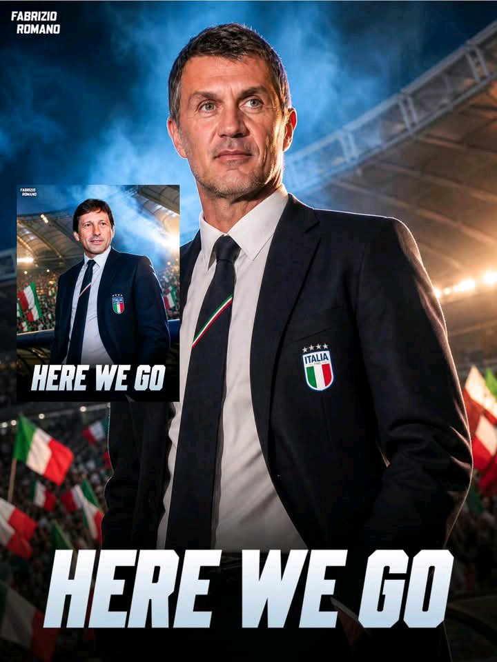 SuleimanBaxag7's tweet photo. 🚨 𝐇𝐄𝐑𝐄 𝐖𝐄 𝐆𝐎! Paolo Maldini and Leonardo join 𝐈𝐓𝐀𝐋𝐈𝐀𝐍 𝐍𝐀𝐓𝐈𝐎𝐍𝐀𝐋 𝐓𝐄𝐀𝐌 as part of new project 🔵🇮🇹

Maldini has accepted to become new technical director for the Italian national team while Leonardo will be the new advisor 🫱🏻‍🫲🏼

The new era for Italy starts https://t.co/0qiKU7Gn95