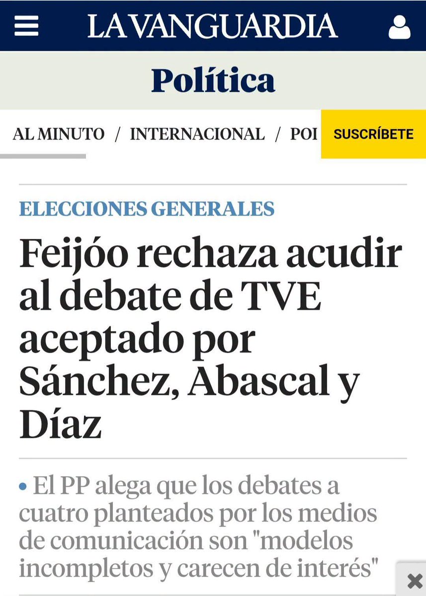 jebl_'s tweet photo. Feijóo: "Estoy en política para dar debates valientes. Y si hay críticas me da igual porque yo no voy a renunciar a mis responsabilidades."...
Jajajaja Jajajaja Jajajaja Jajajaja Jajajaja Jajajaja Jajajaja https://t.co/0BOMrwjhg1