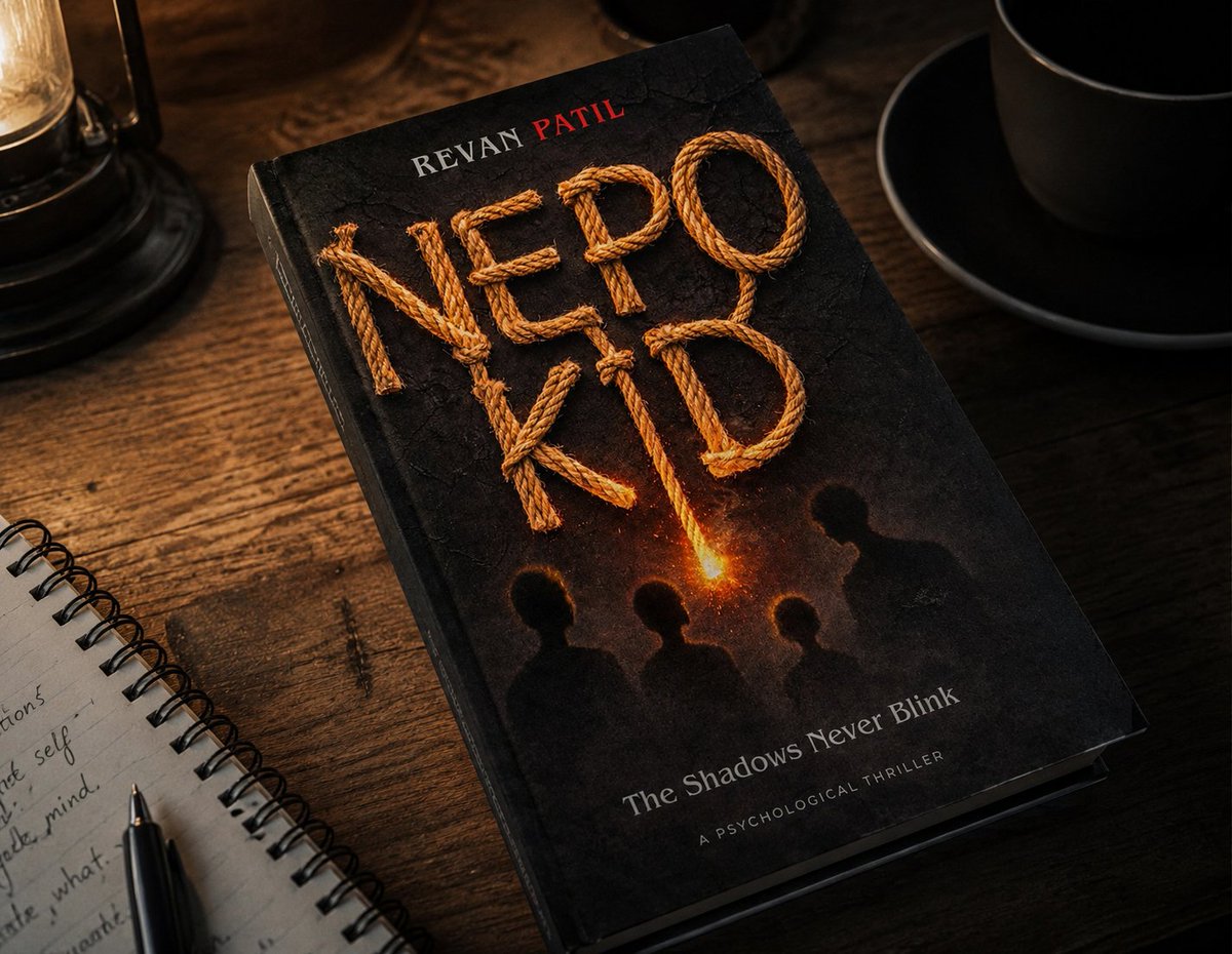 hindinewser's tweet photo. Just finished #NepoKid by Revan Patil and wow... my mind is officially blown! 🤯

If you love fast-paced psychological thrillers with rich vs poor drama, dark secrets, and a jaw-dropping twist you will NEVER see coming, pick this up immediately! 💯📖

5/5 ⭐  #Thriller @re1patil https://t.co/vbGleO3QuW