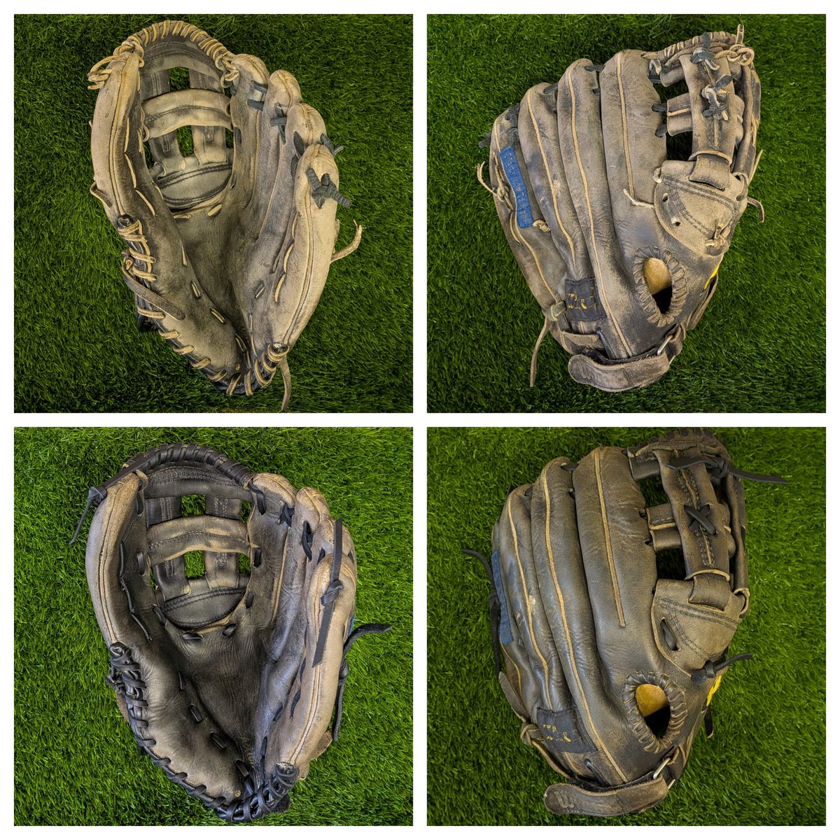 Wilson model A2101, endorsed by Chris Sabo. Nothing left on the