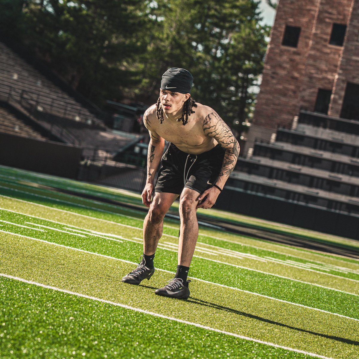 gucceCU's tweet photo. Colorado DBs Naeten Mitchell, Jason Stokes Jr, and Jah Jah Boyd are putting in WORK ahead of Fall Camp🔥🦬 https://t.co/nnljOjRhNG