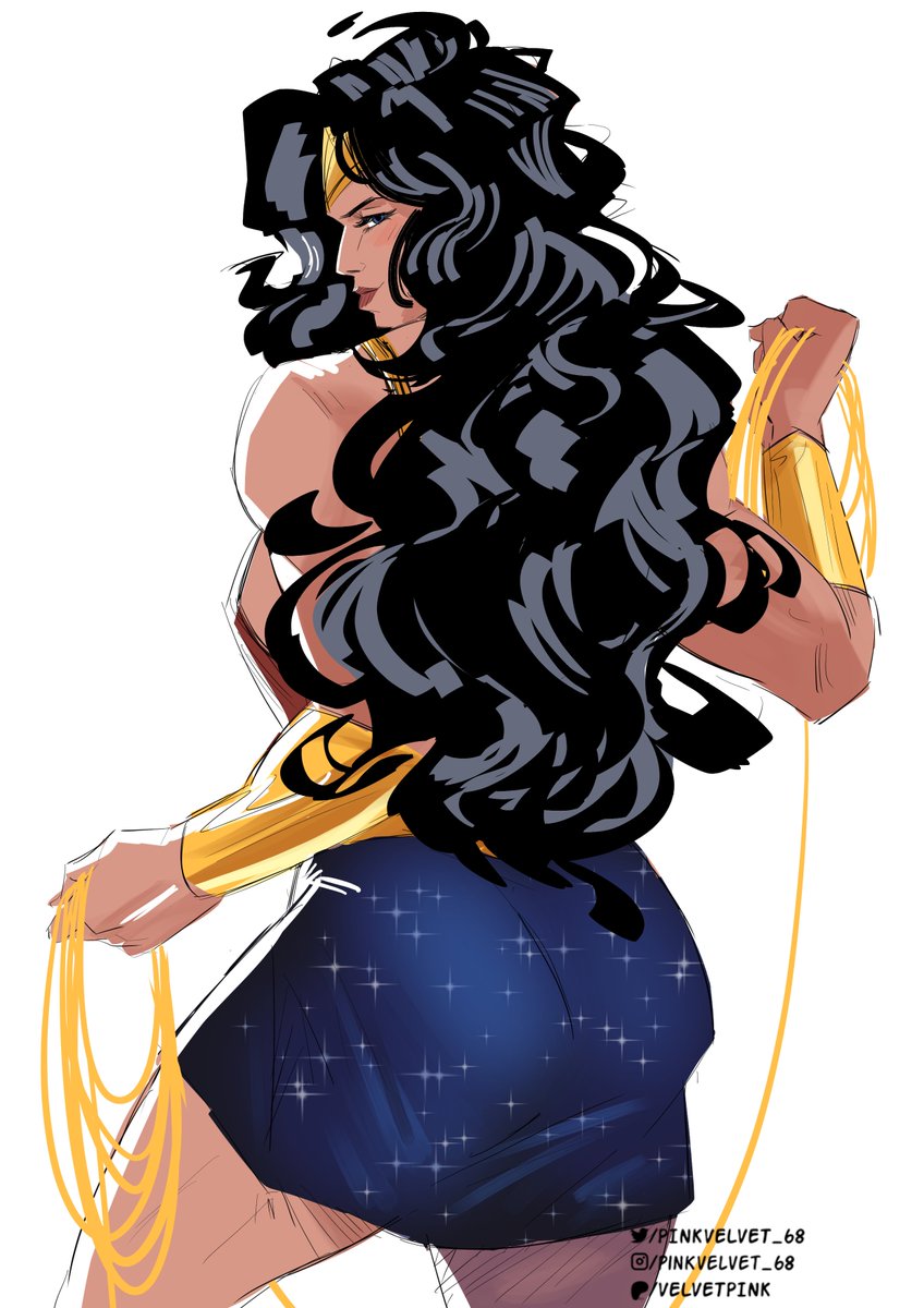 pinkvelvet_68's tweet photo. Doodle of my queen🧎‍♀️
#DC #WonderWoman https://t.co/vGIxUBQXuq