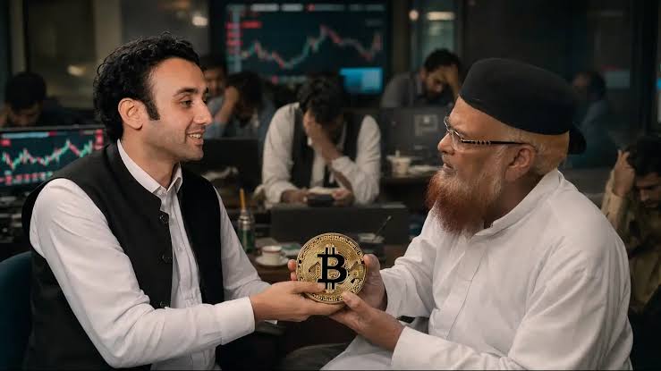 um3r07's tweet photo. 🚨 BREAKING: Pakistan Crypto Council CEO Bilal Bin Saqib met with Mufti Taqi Usmani to discuss the Shariah status of digital assets.

Both emphasized protecting Pakistanis from fraud and called for blockchain and digital assets to be evaluated through both Shariah and technical https://t.co/24qxtqKQXv