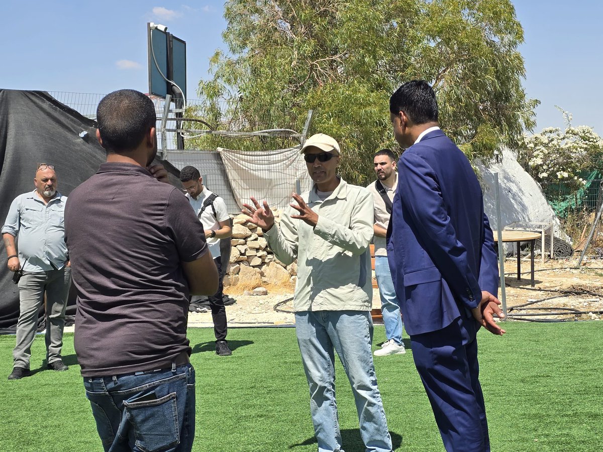 eidsuleman's tweet photo. On behalf of the Um Alkhair community, we extend our sincere thanks to U.S. Congressman Ro Khanna.

Thank you for visiting our community and seeing firsthand the discrimination, violence, and dehumanization that the Israeli government and Israeli settlers inflict on our people . https://t.co/06TEl1klJA