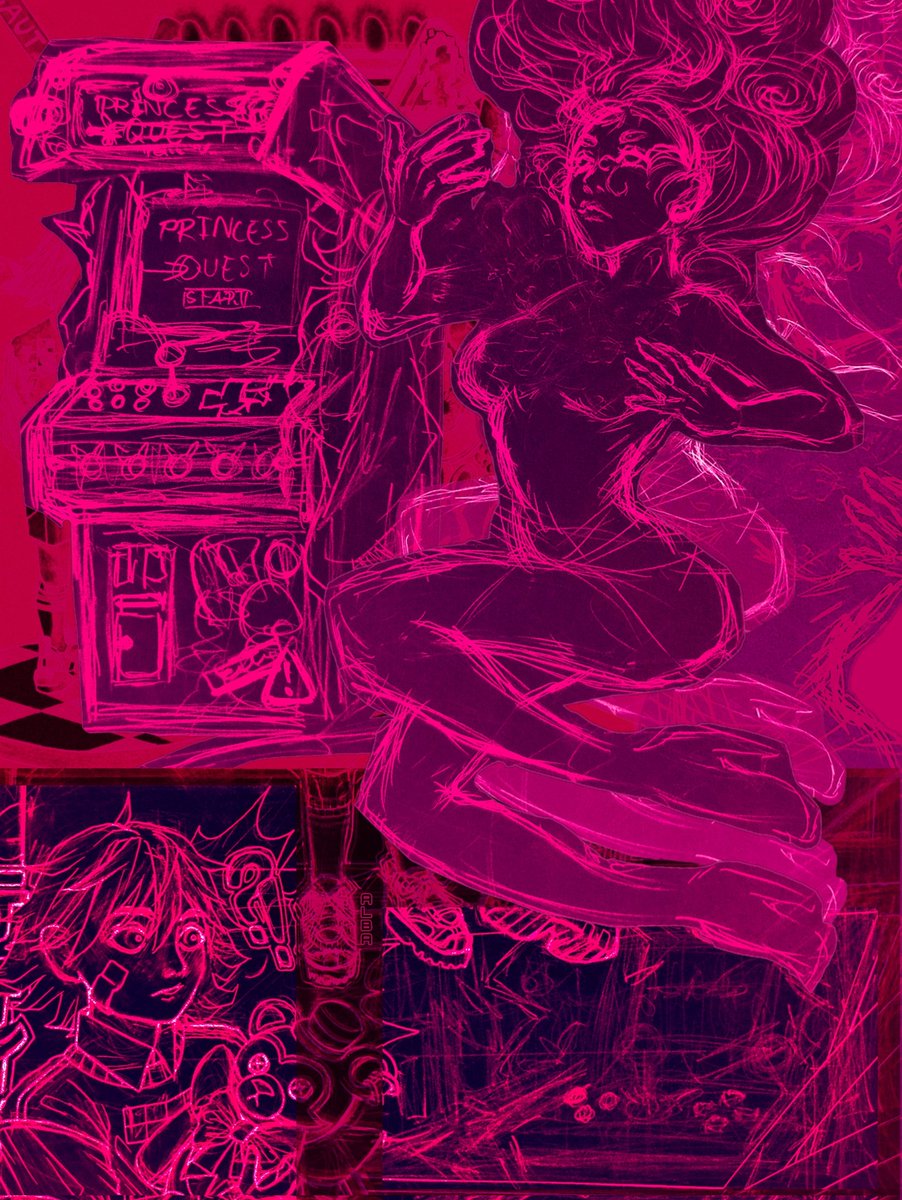 alb_trxxng's tweet photo. "save the princess"
Repost - [May 2021]

+ Concepts for the arcade machine 
Edited - [Late 2020 - Early 2021]

#Fnaf #PrincessQuest #Gregory https://t.co/hrFEVvkMqW