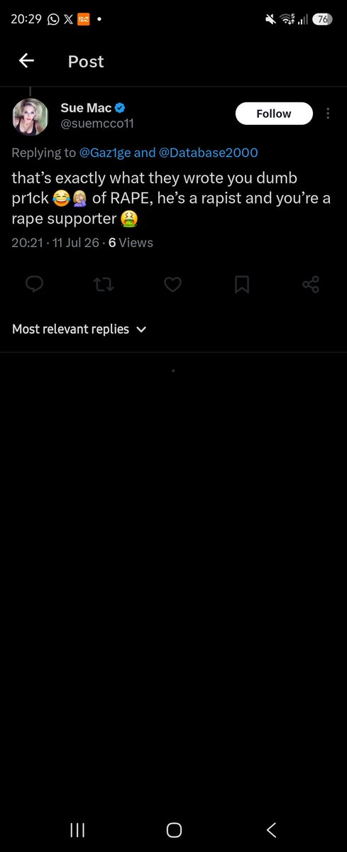 Gaz1ge's tweet photo. State of this fake slut cant handle the fuckin truth gets her tits out for clicks then blocks me the absolute rancid bitch https://t.co/dByYSV7mza