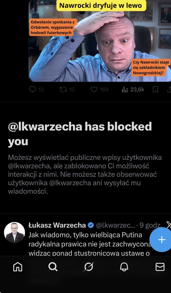 PiotrZimmer's tweet photo. @paweljablonski_ @Salicynka @lkwarzecha Tak się kończy zderzenie warchoły z faktami jak w screenie – od razu banuje. Na szczęście pan poseł wyjaśnił tego cwaniaka do spodu w konfrontacji na żywo. https://t.co/CG9iGUdC6Q