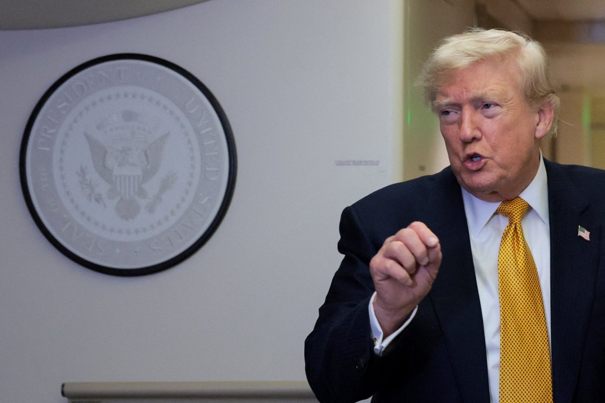 Reuters's tweet photo. 🔊 Trump fired the final three members of a small but critical federal election agency, leaving it with no sitting commissioners just months before the midterms. Listen to the Reuters World News podcast https://t.co/5n6alPmuzp https://t.co/GRkjY7oINM