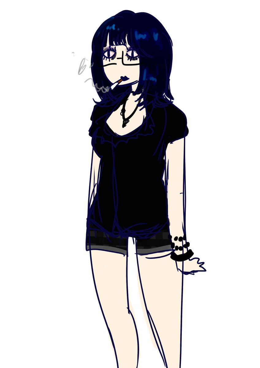hibiscusttea's tweet photo. Im.... very bluish black now? https://t.co/w0iieBxmjg