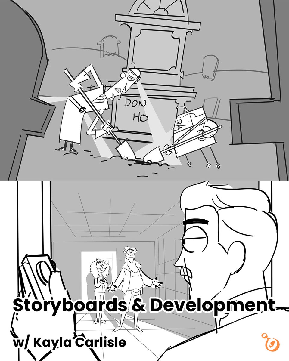 warriorartcamp's tweet photo. Kayla Carlisle (@BusinessKayla) is teaching Storyboards &amp; Development again in August 🎉

Kayla will teach the fundamentals of boarding &amp; writing in animation, while guiding students in workshopping their own original pilot concept from Bible to board.

Learn more via our site ✨ https://t.co/FDUk095qli