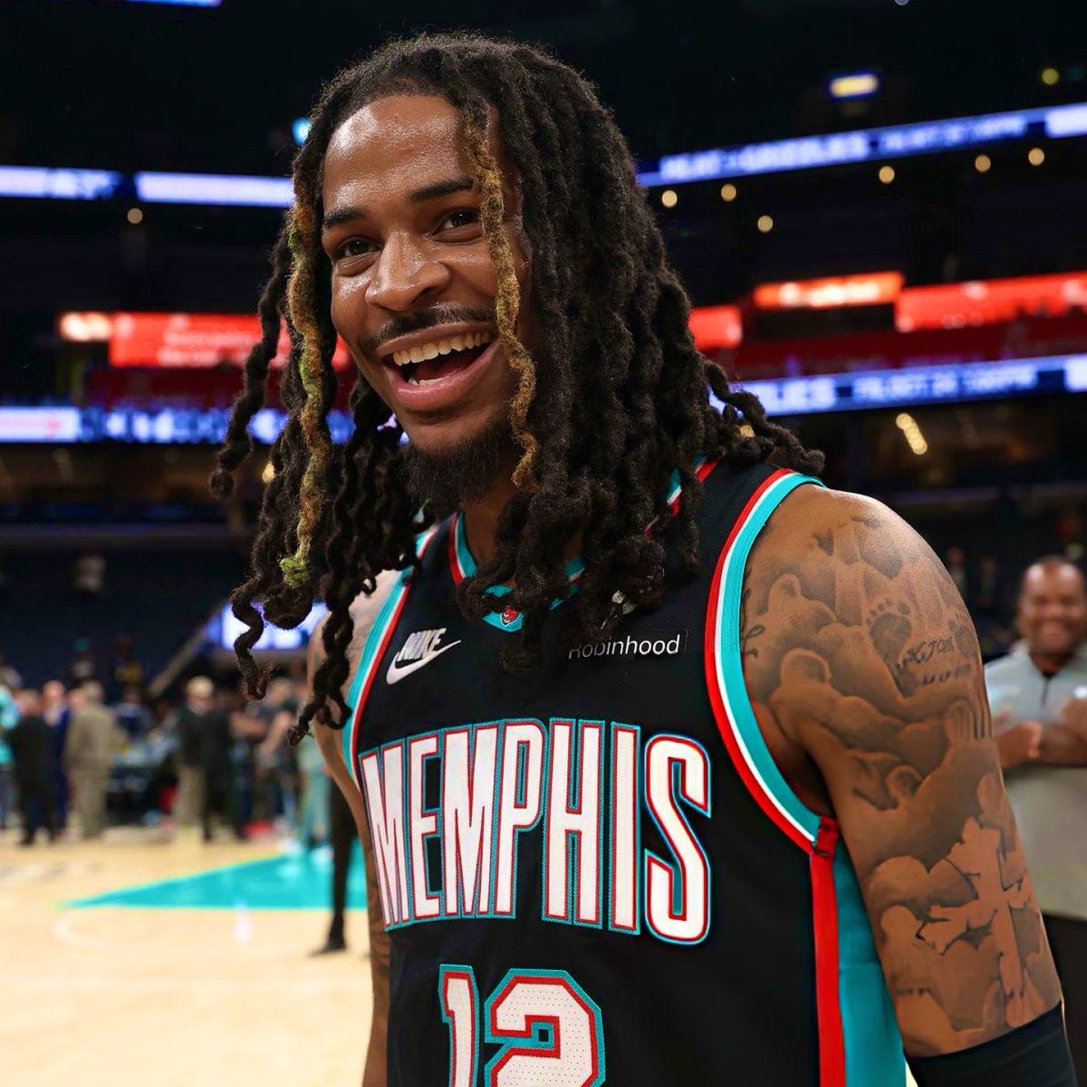 Grizz_Lead's tweet photo. Ja Morant on his tenure with the Grizzlies:

"I'm definitely grateful for my time in Memphis. That will always be home for me."

(via @DrewHill_DM) https://t.co/Er86SGj5tT